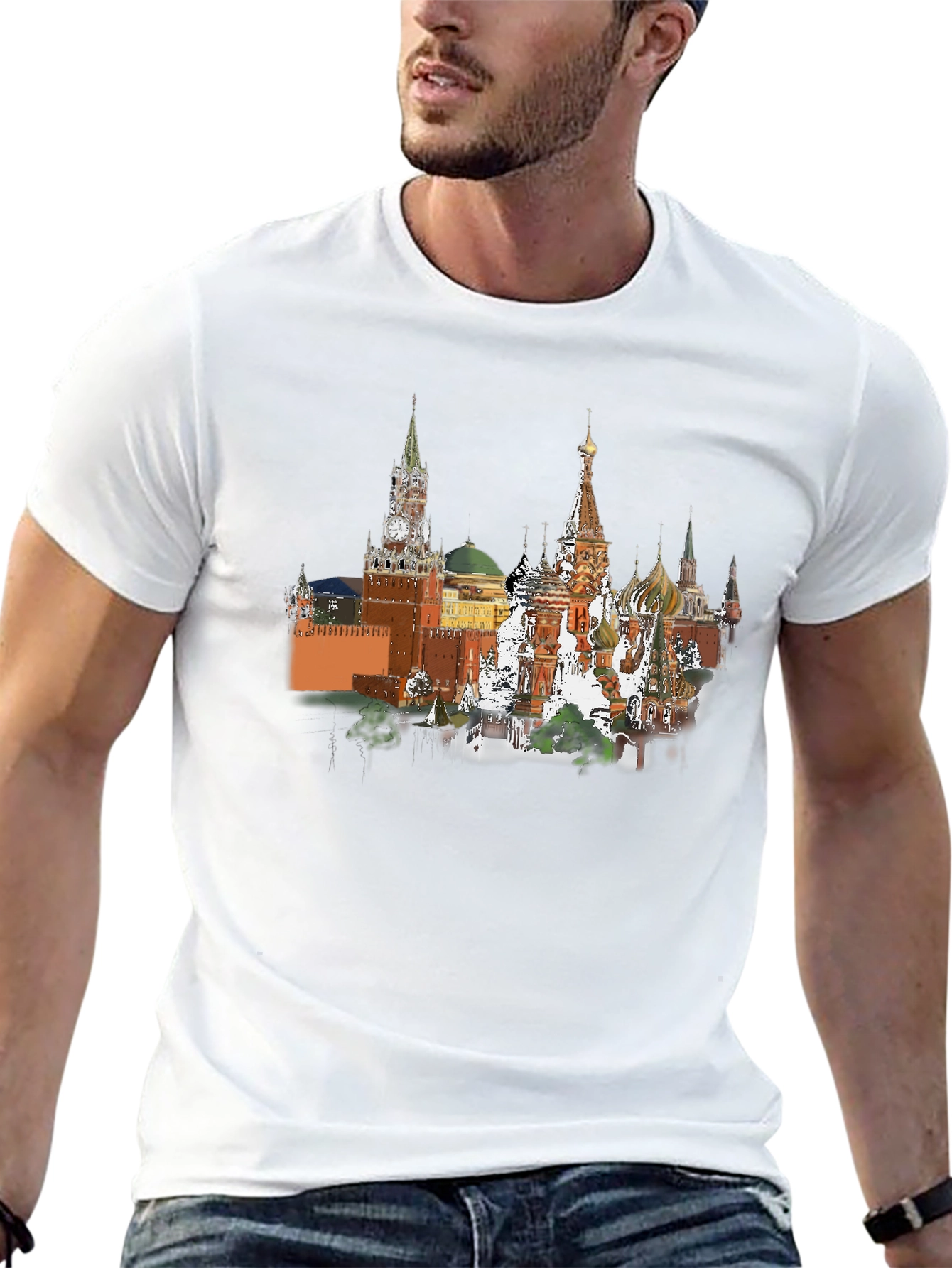 Moscow Kremlin T-Shirt - Russia Landmark Tee