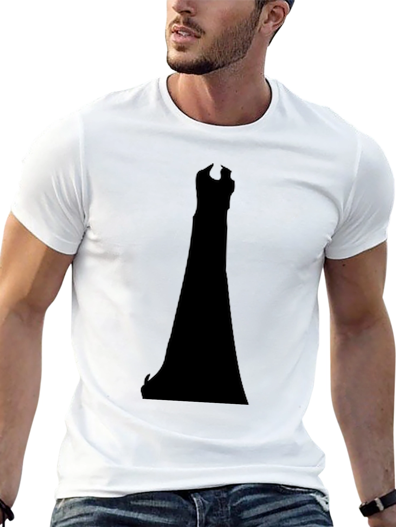 Tower Silhouette Black T-Shirt