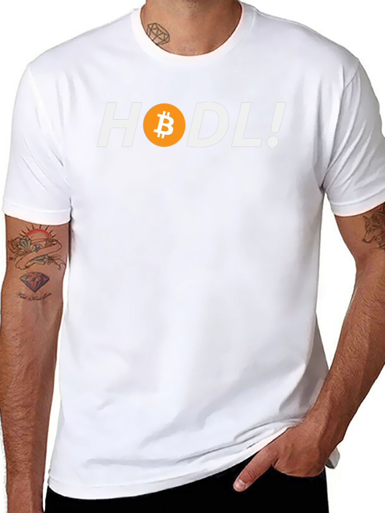 HODL Bitcoin Graphic Tee - Crypto Investor T-Shirt