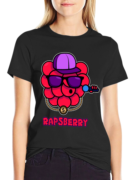 Rapberry Graphic T-Shirt - Hip Hop Berry Design