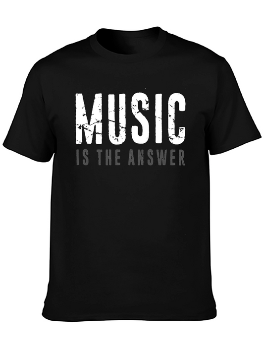Music is the Answer Graphic T-Shirt