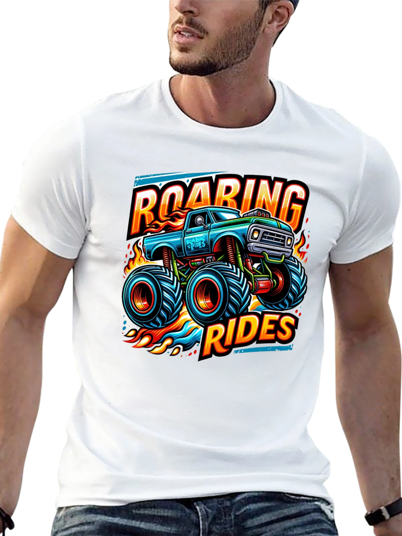 Roaring Rides Monster Truck Graphic Tee