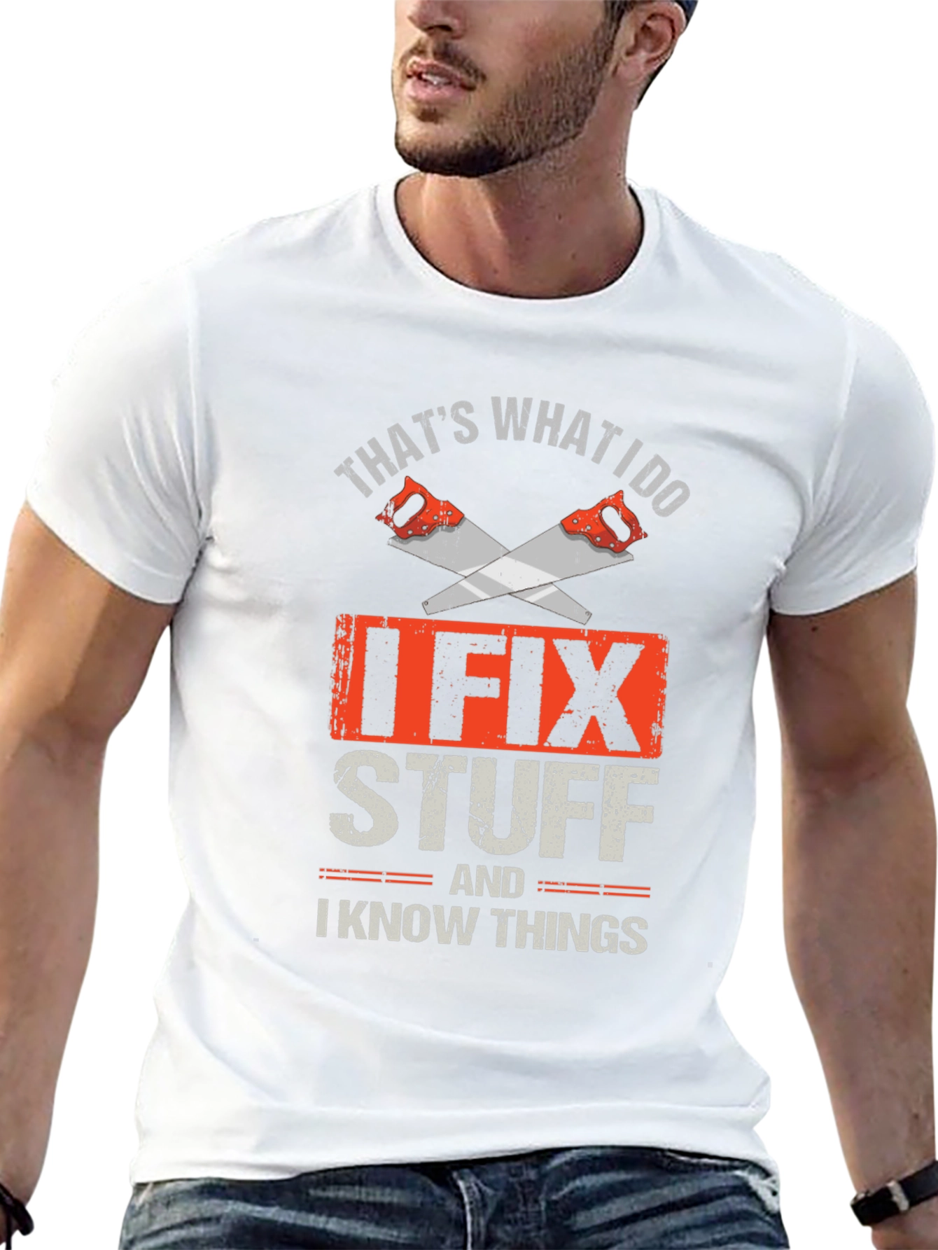 I Fix Stuff T-Shirt - Handyman Gift