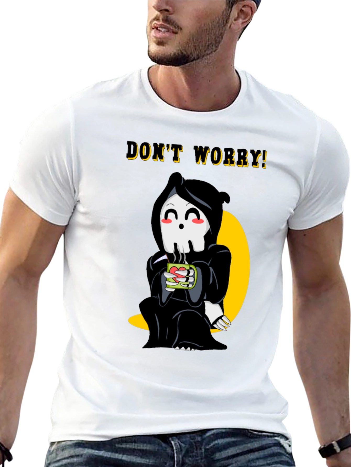 Chill Grim Reaper T-Shirt - Dont Worry
