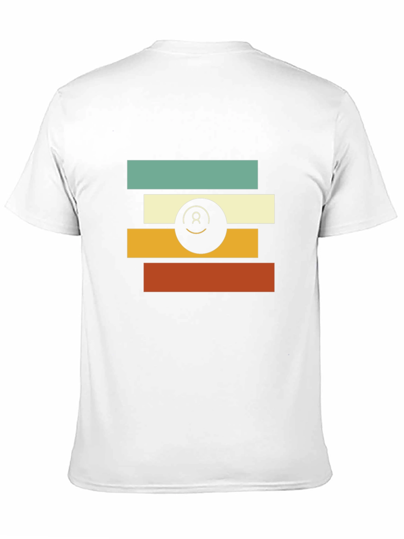 Retro Stripe Graphic Tee - Stylish Casual Wear