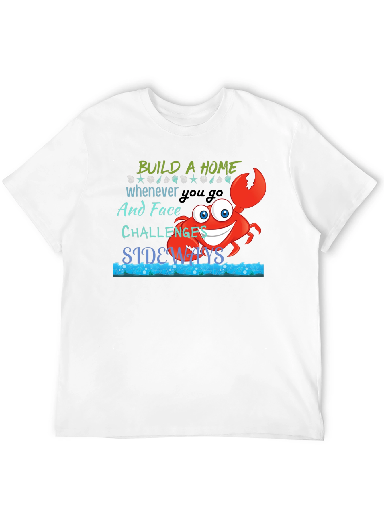 Build A Home Crab Graphic T-Shirt