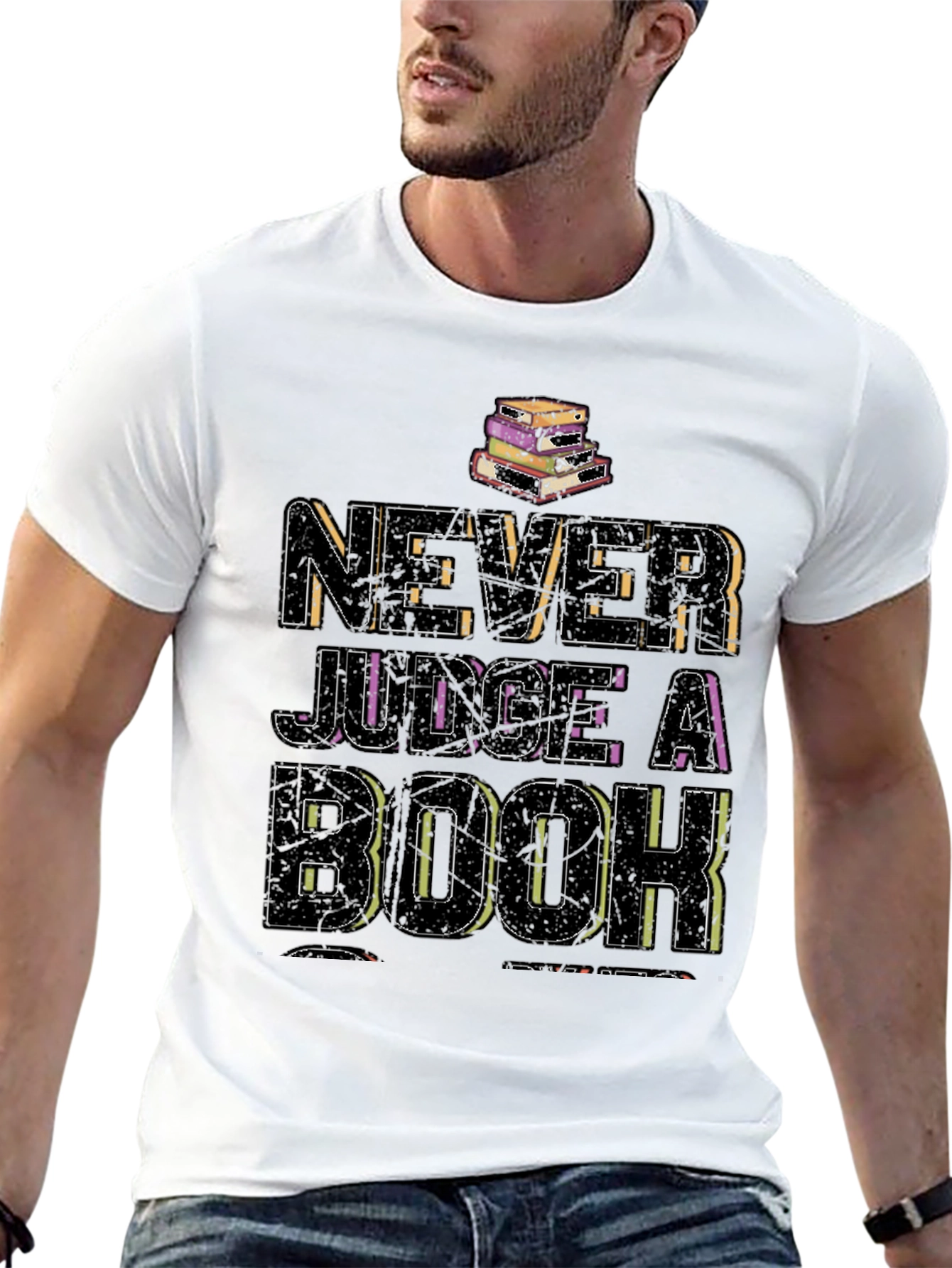Never Judge a Book T-Shirt - Reading Tee
