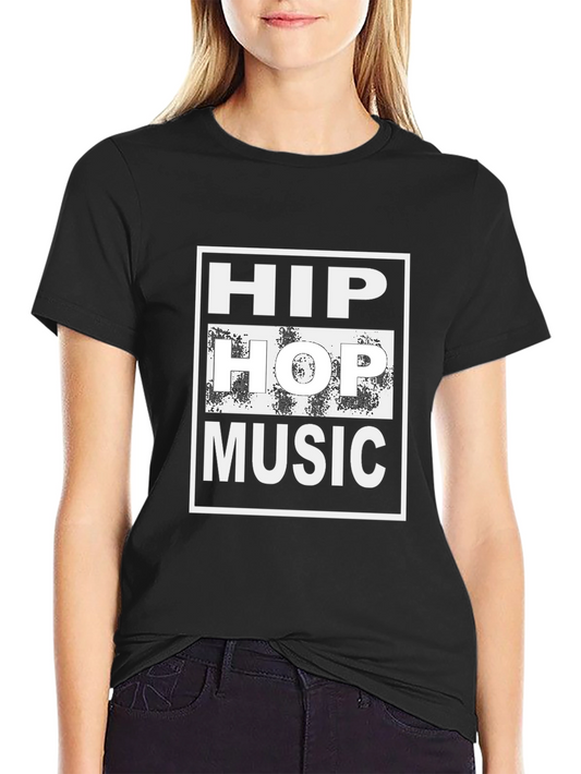 Hip Hop Music Graphic T-Shirt - Classic Design