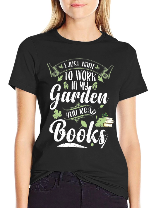 Gardening and Reading T-Shirt