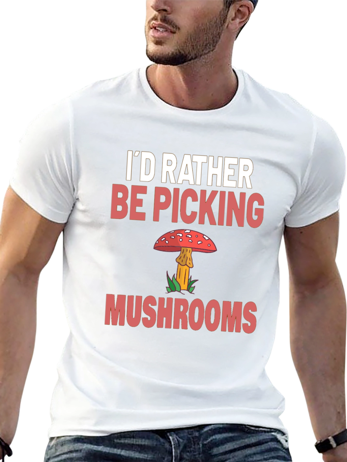 Mushroom Picker Graphic Tee - Funny Nature Lover Shirt