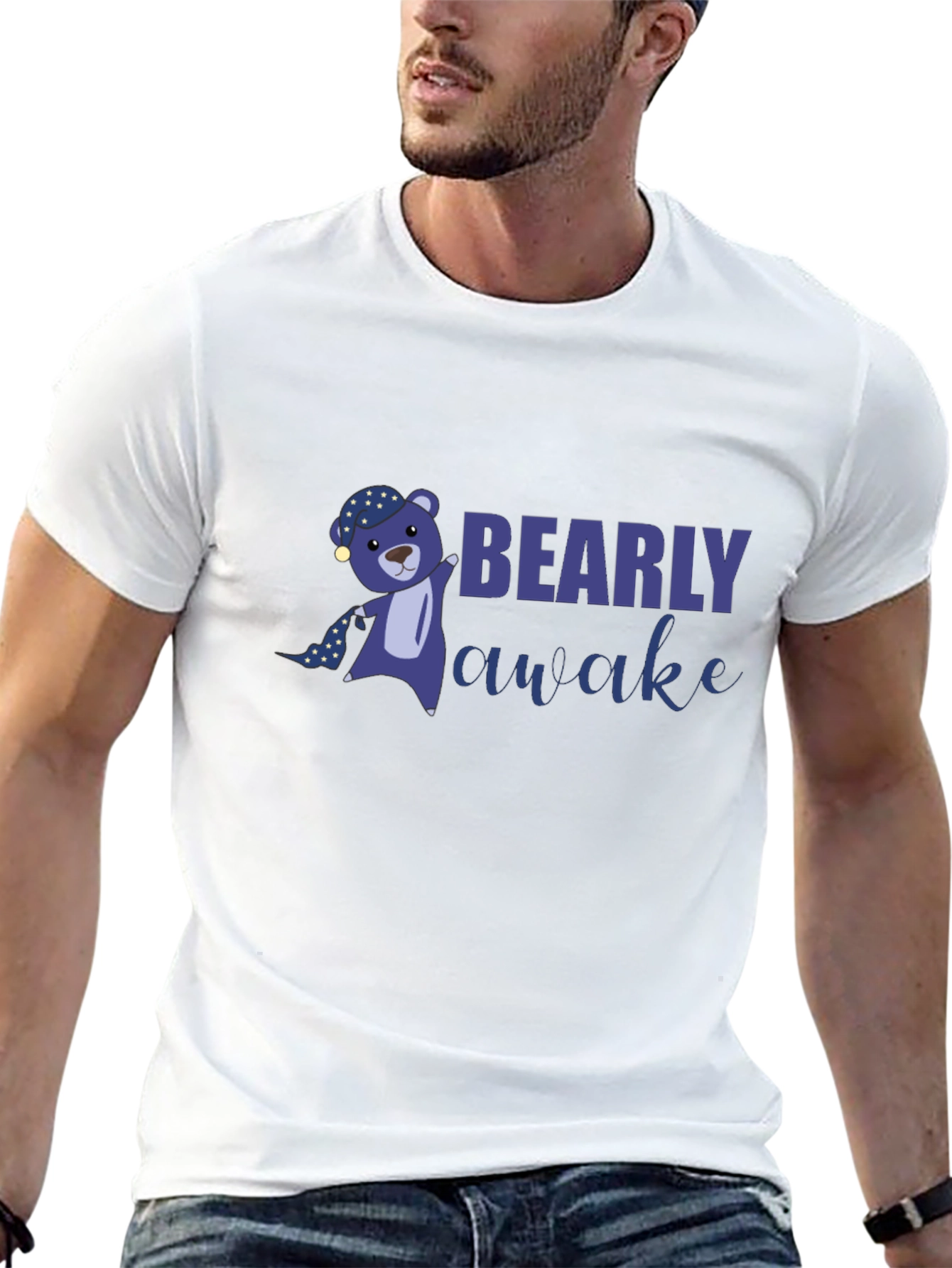 Bearly Awake Graphic T-Shirt