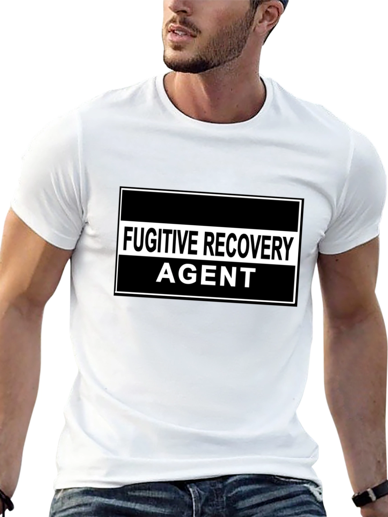 Fugitive Recovery Agent Graphic T-Shirt