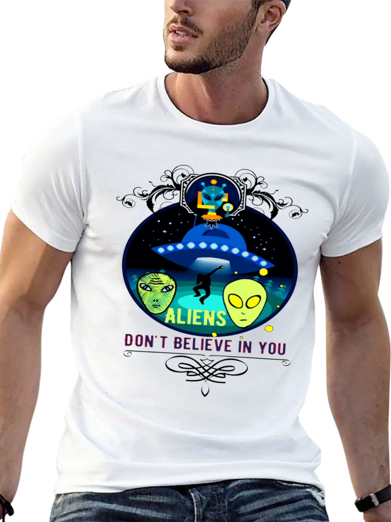 Alien Graphic T-Shirt - Believe in the Unbelievable