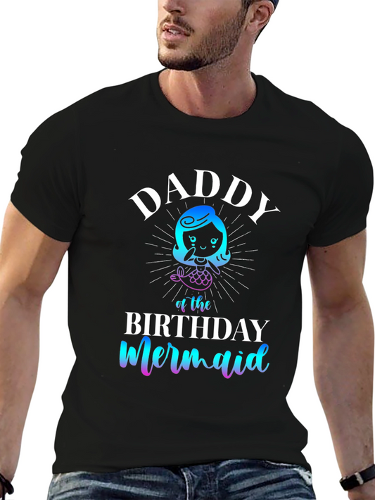 Daddy of the Birthday Mermaid T-Shirt