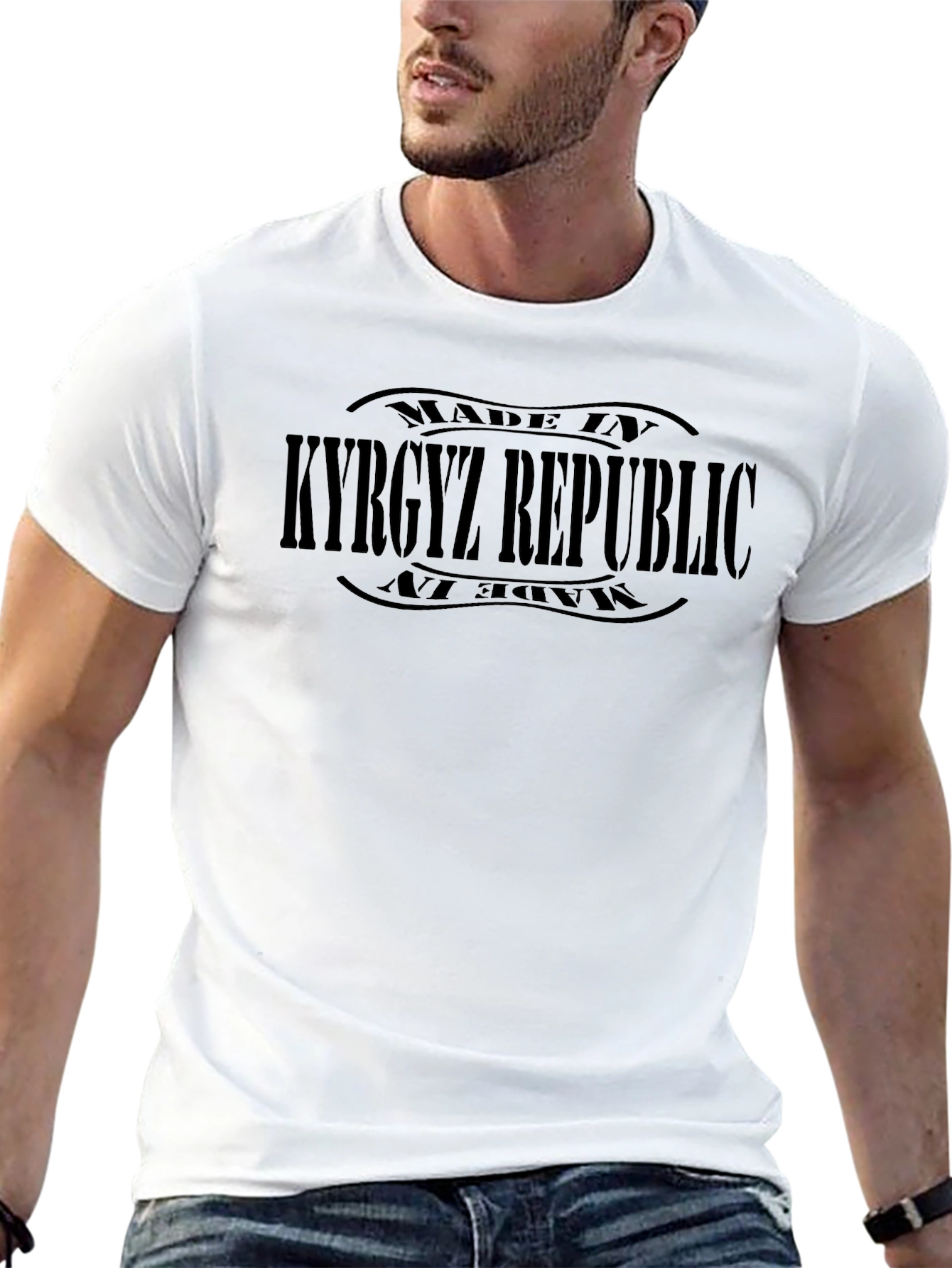 Kyrgyz Republic Black Graphic Tee