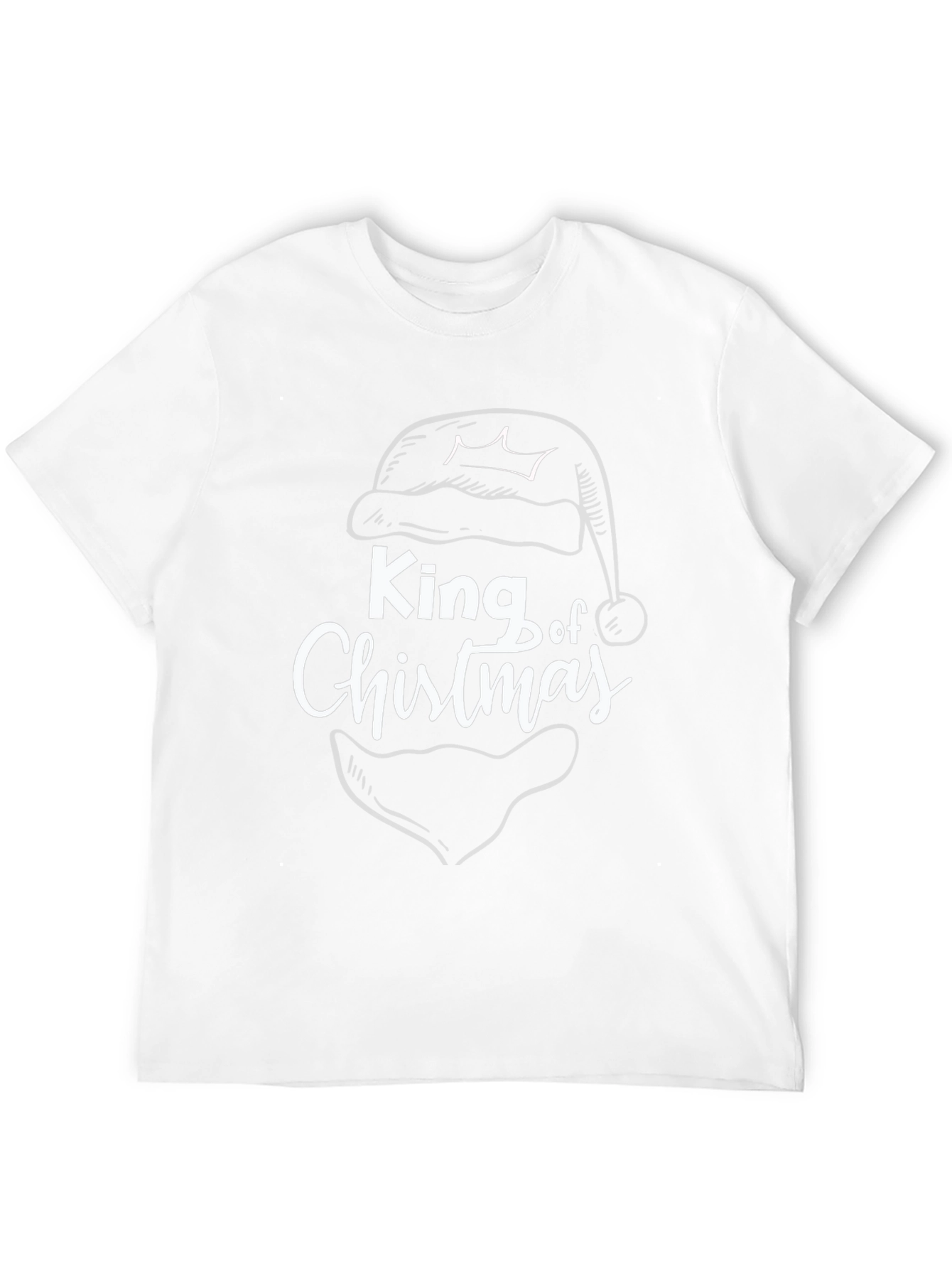 King of Christmas Black Graphic Tee