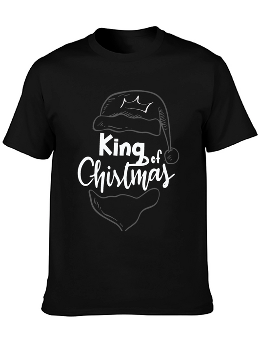 King of Christmas Black Graphic Tee
