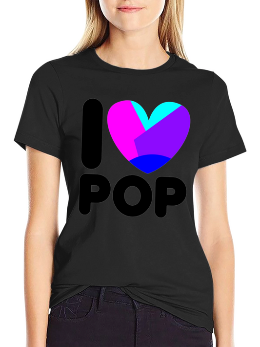 I Heart Pop T-Shirt - Vibrant Graphic Tee