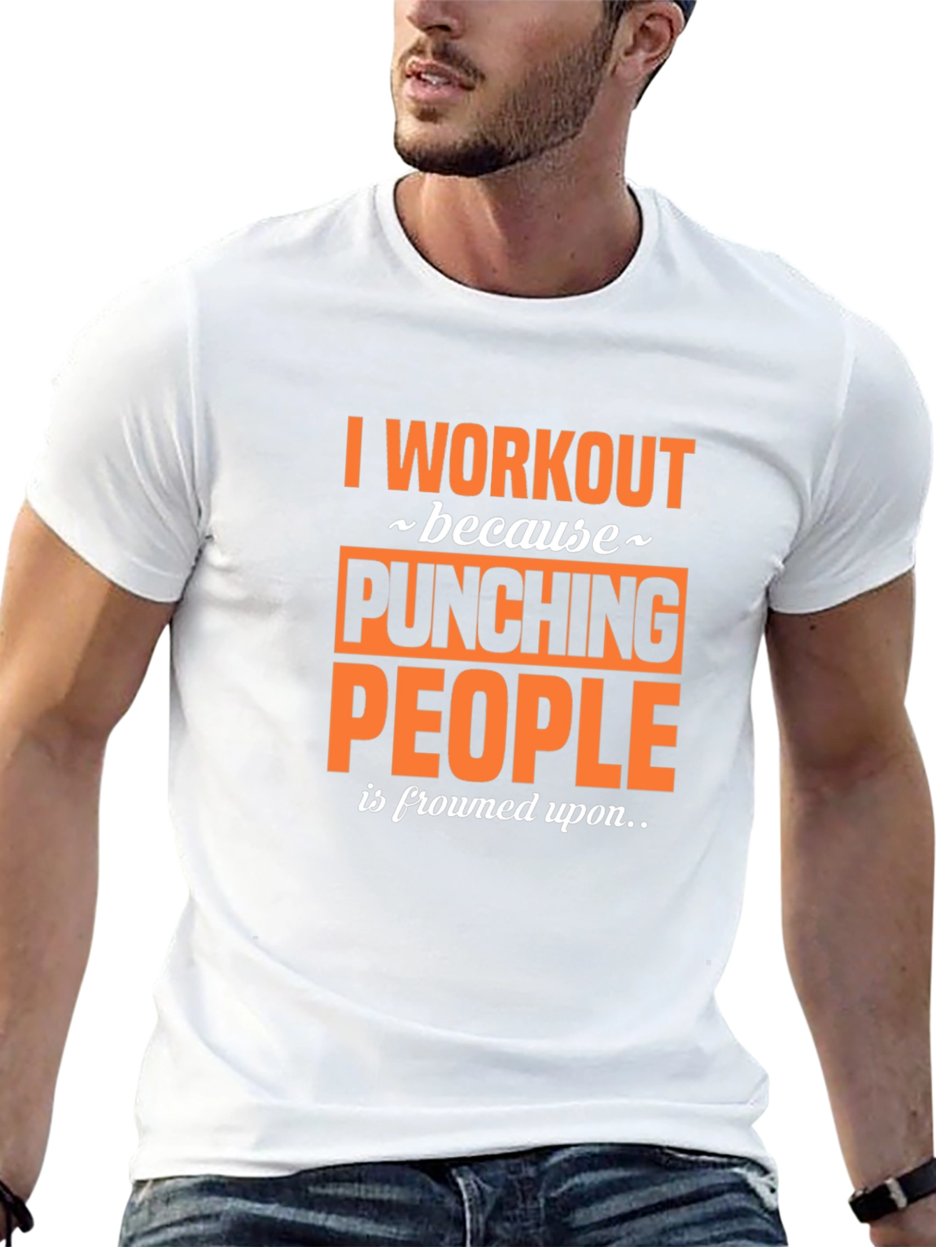 Workout Motivation Tee - Punching People