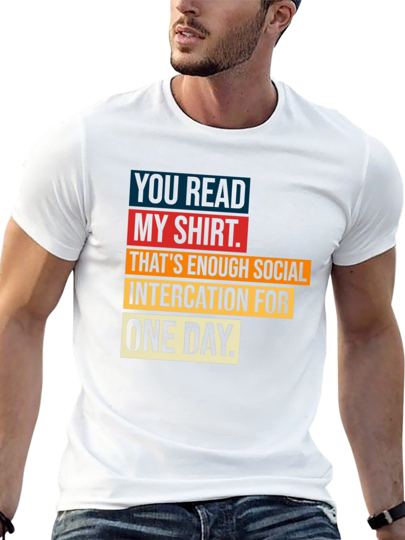Humorous Social Intercation T-Shirt