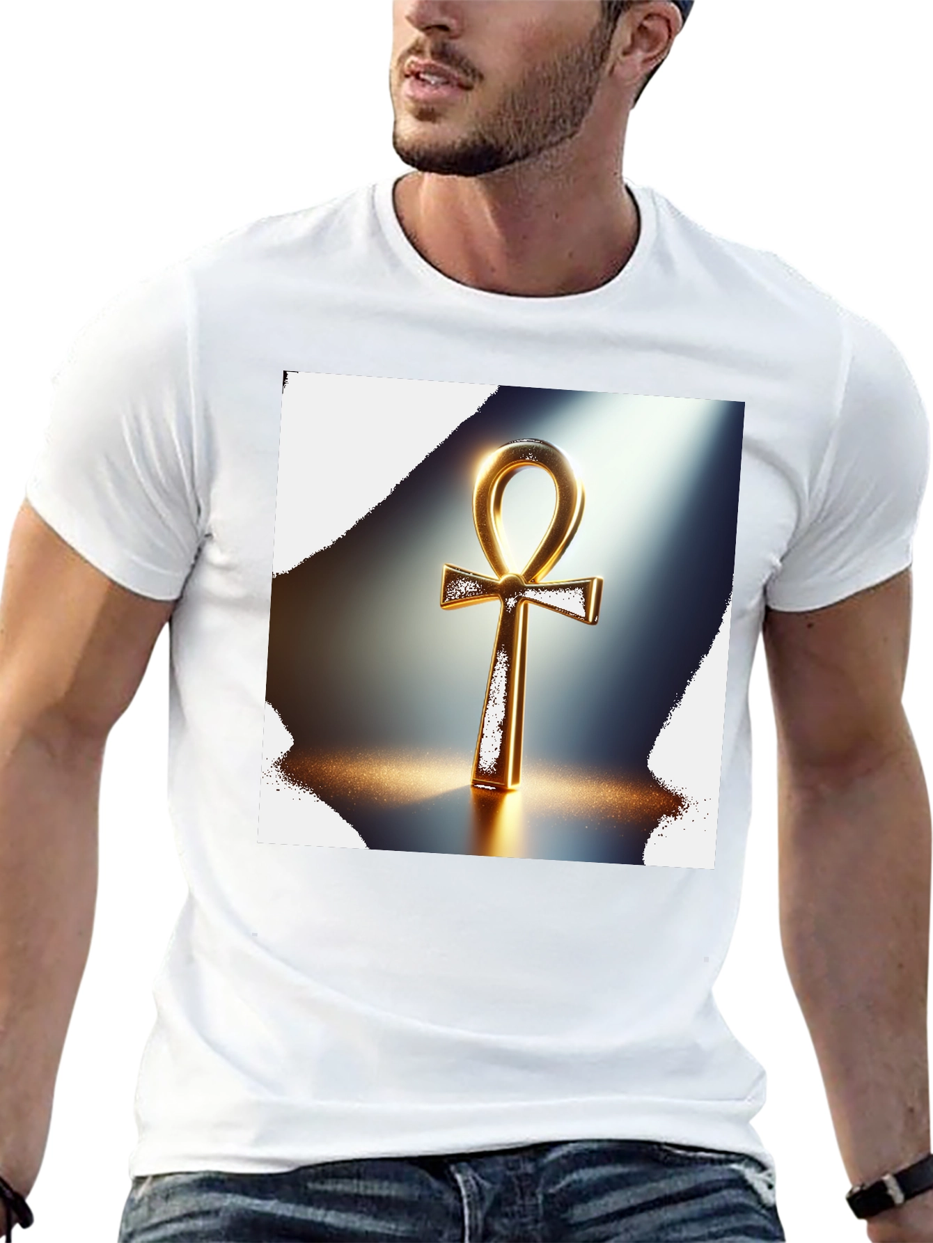 Ankh Graphic Tee - Egyptian Symbol