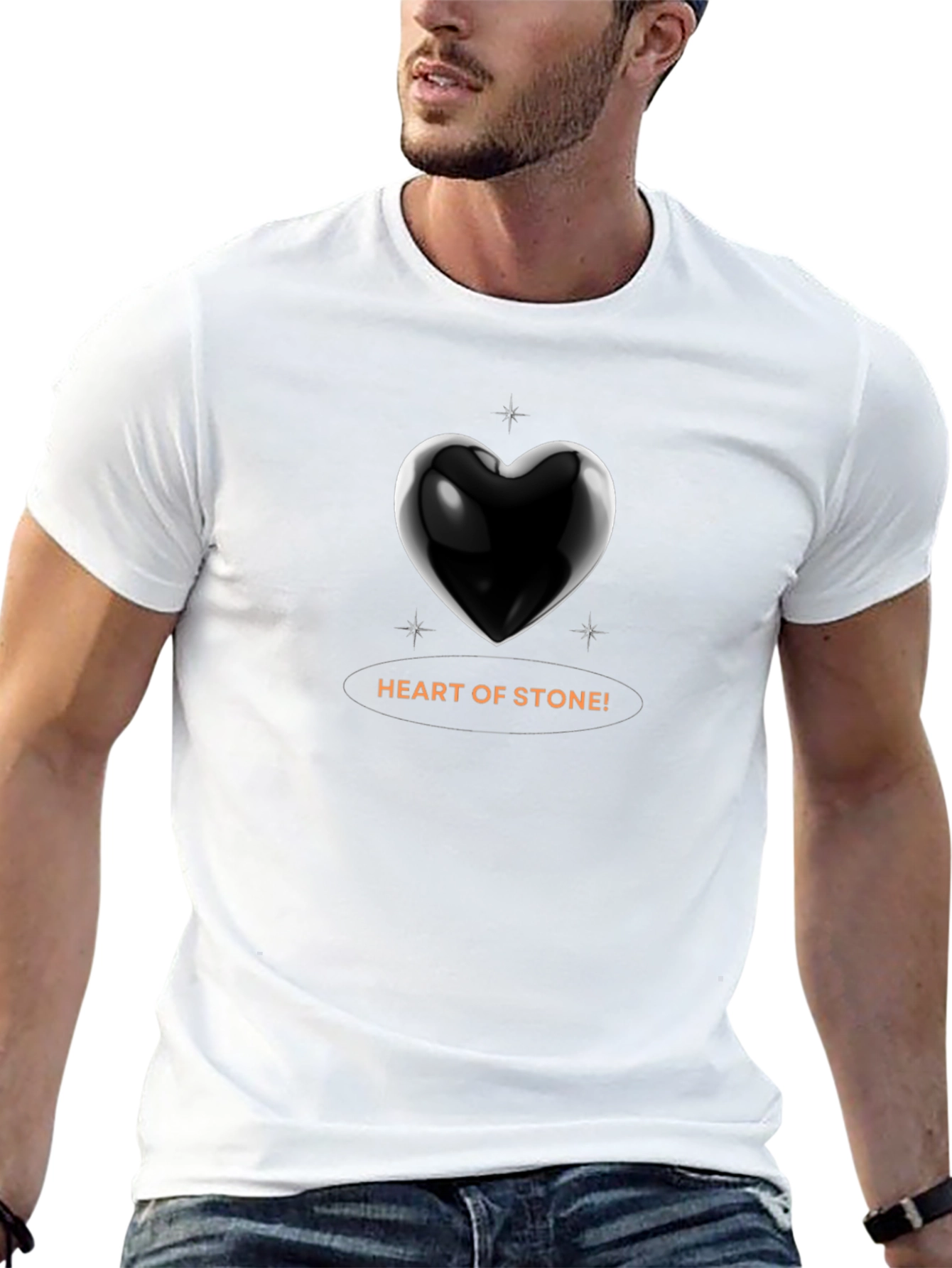 Heart of Stone Black T-Shirt