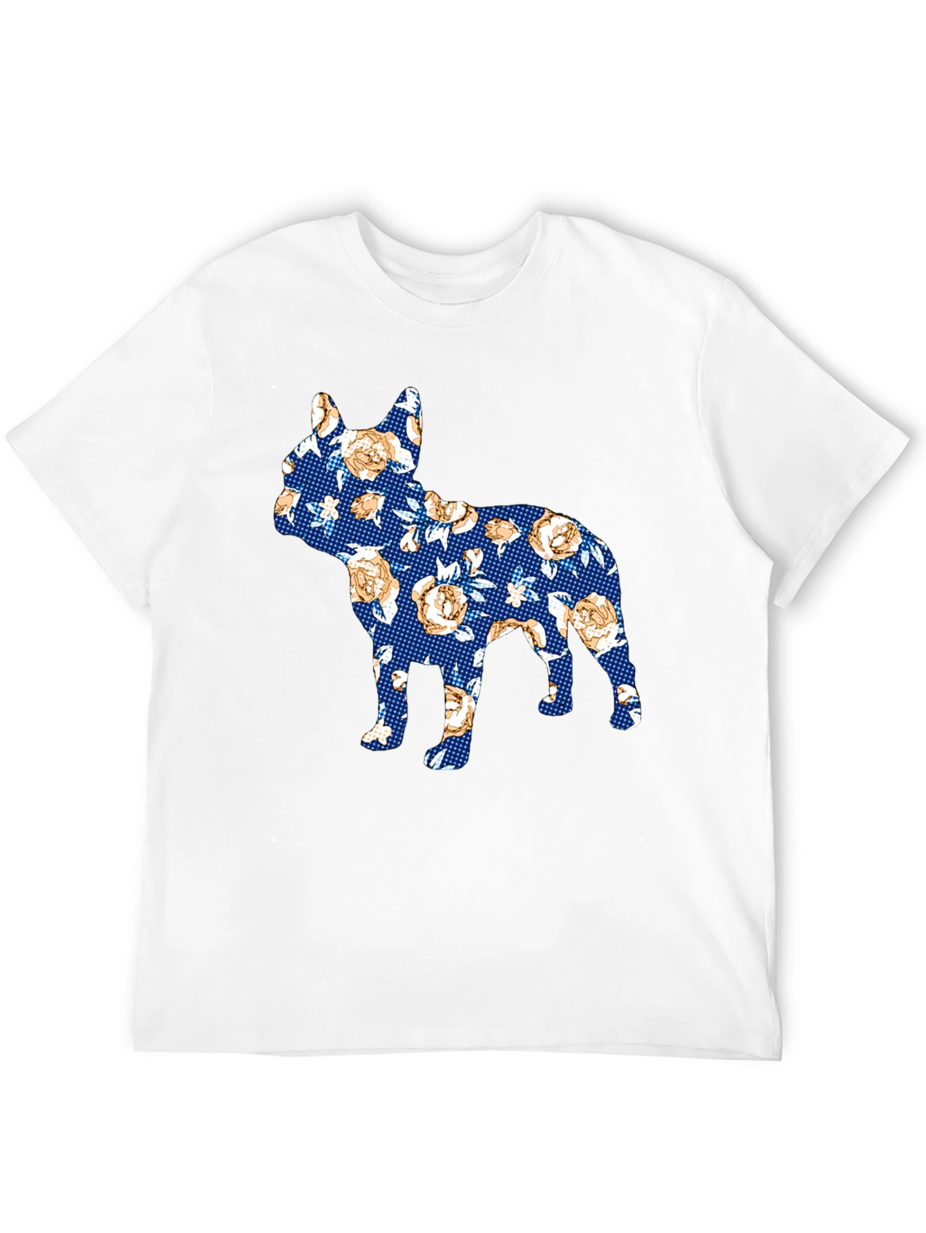 Floral Dog Print T-Shirt