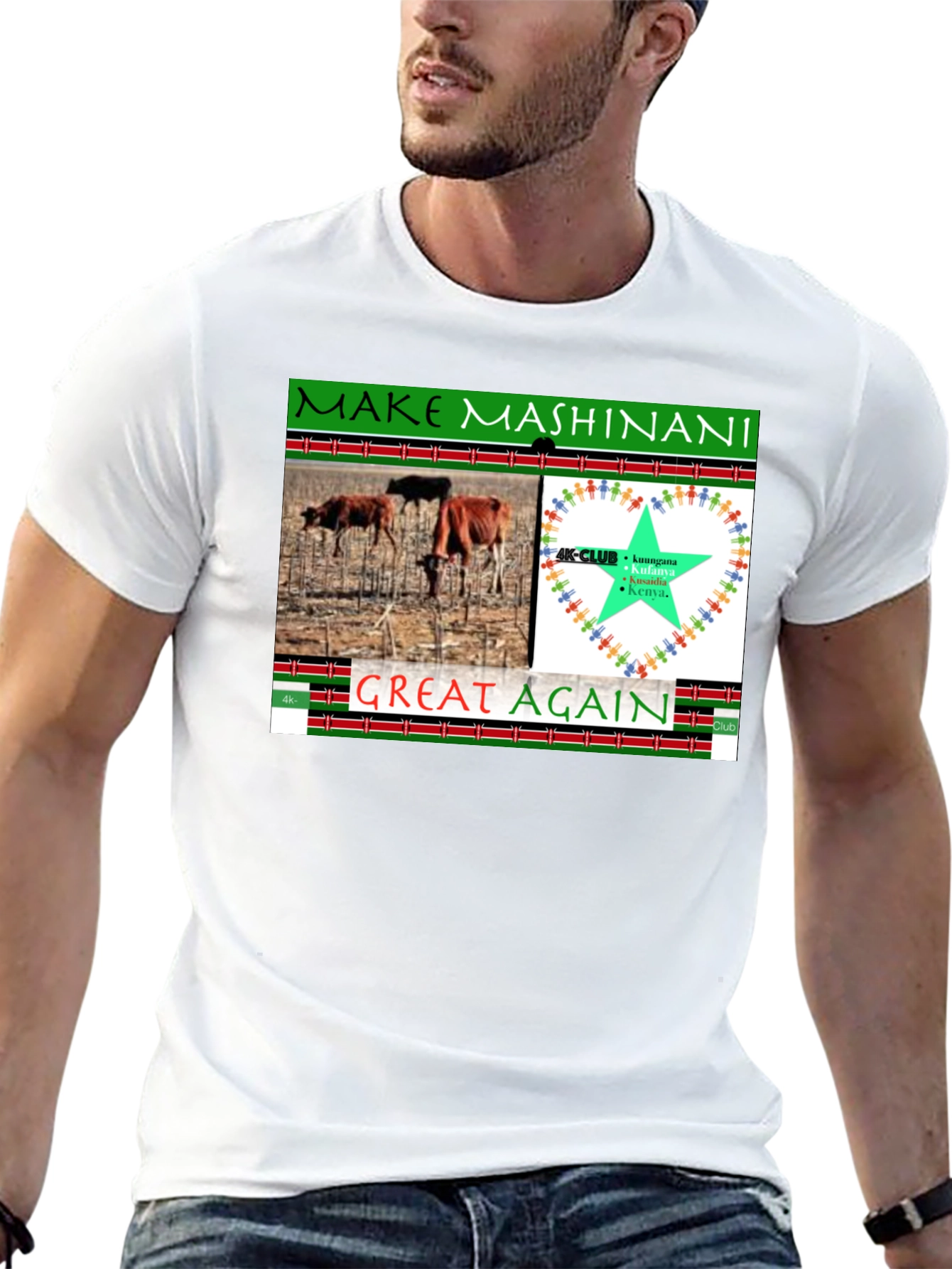 Make Mashinani Great Again Graphic Tee