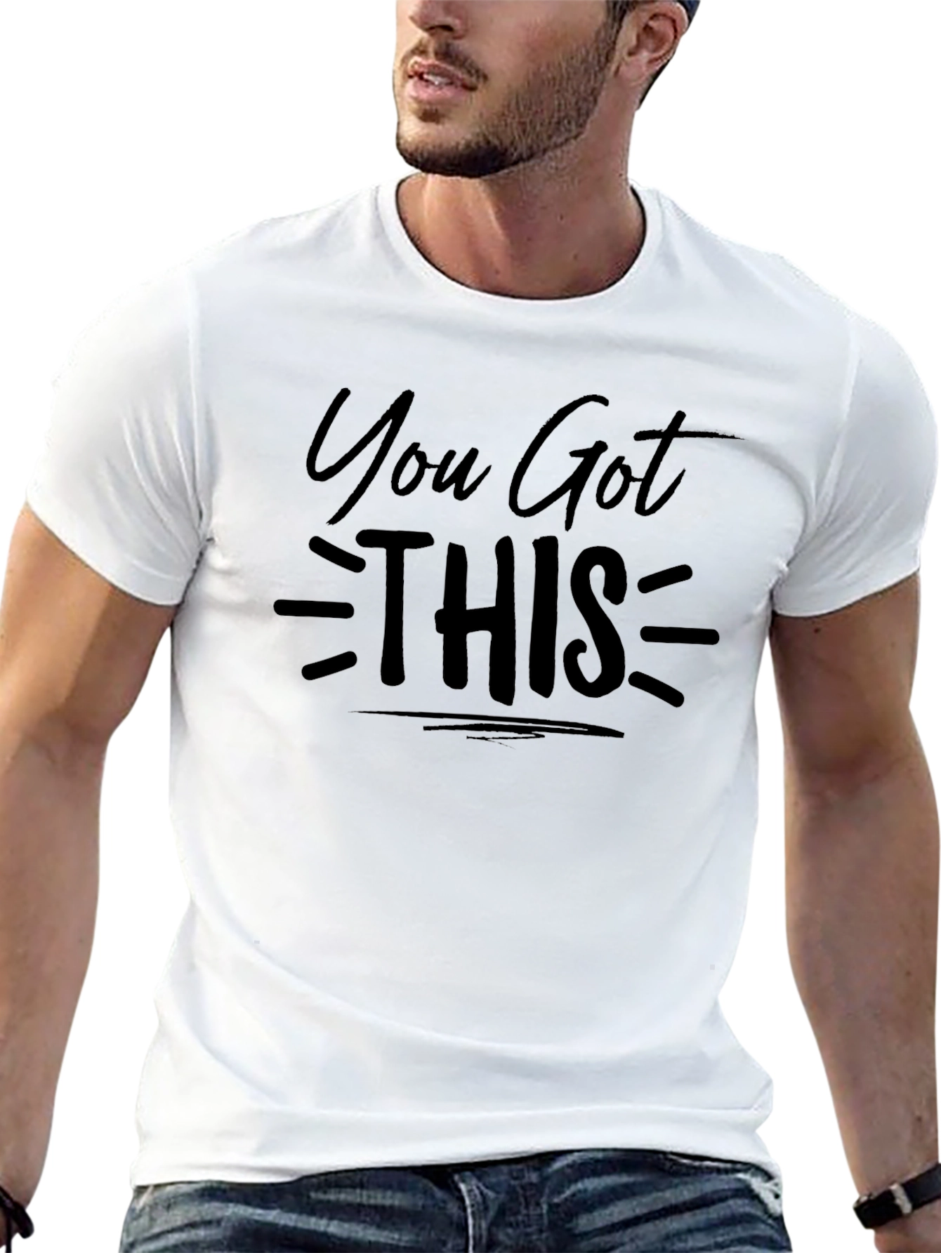 You Got This Black T-Shirt - Motivational Graphic Tee