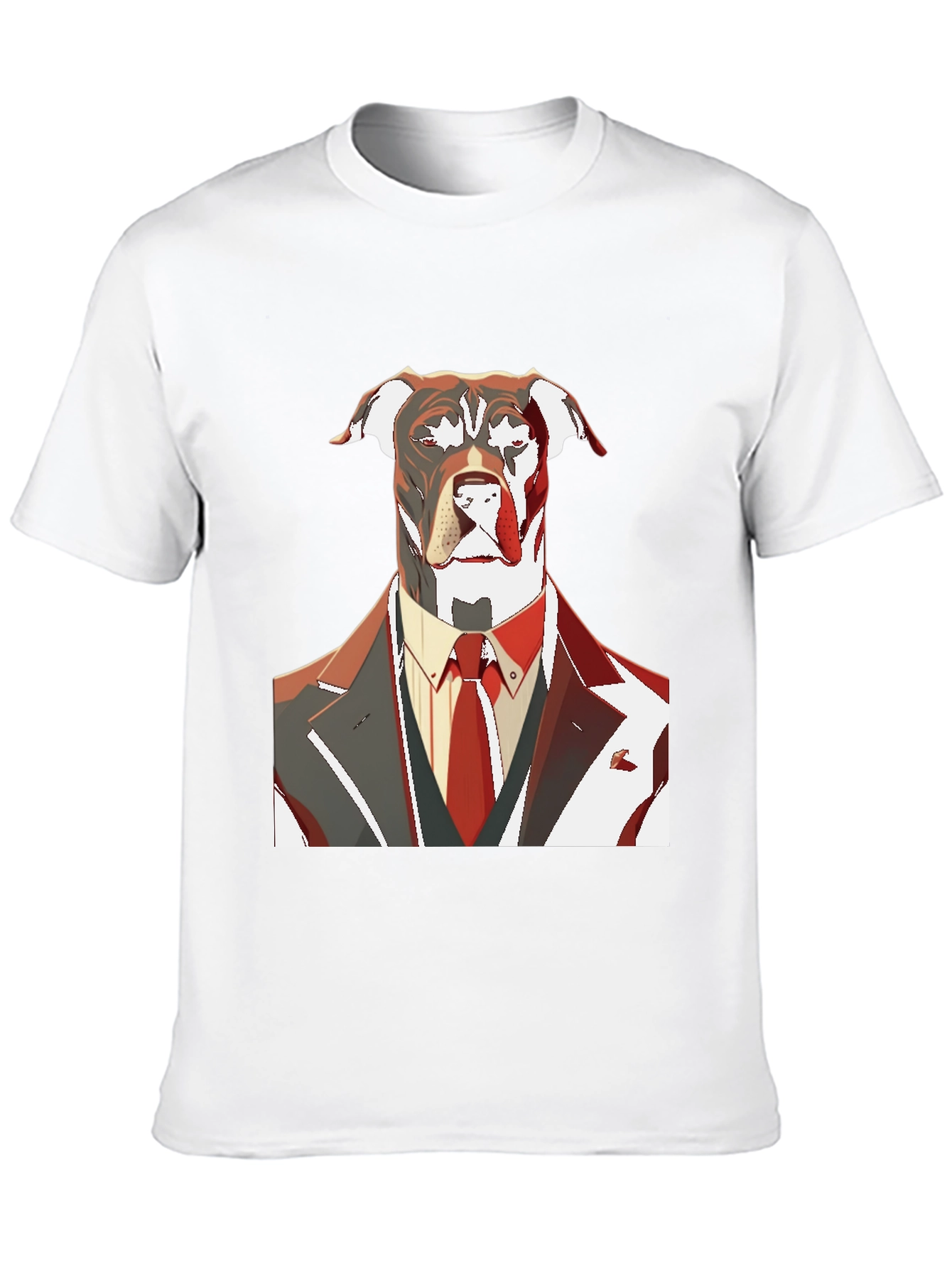 Dog in Suit Graphic Tee