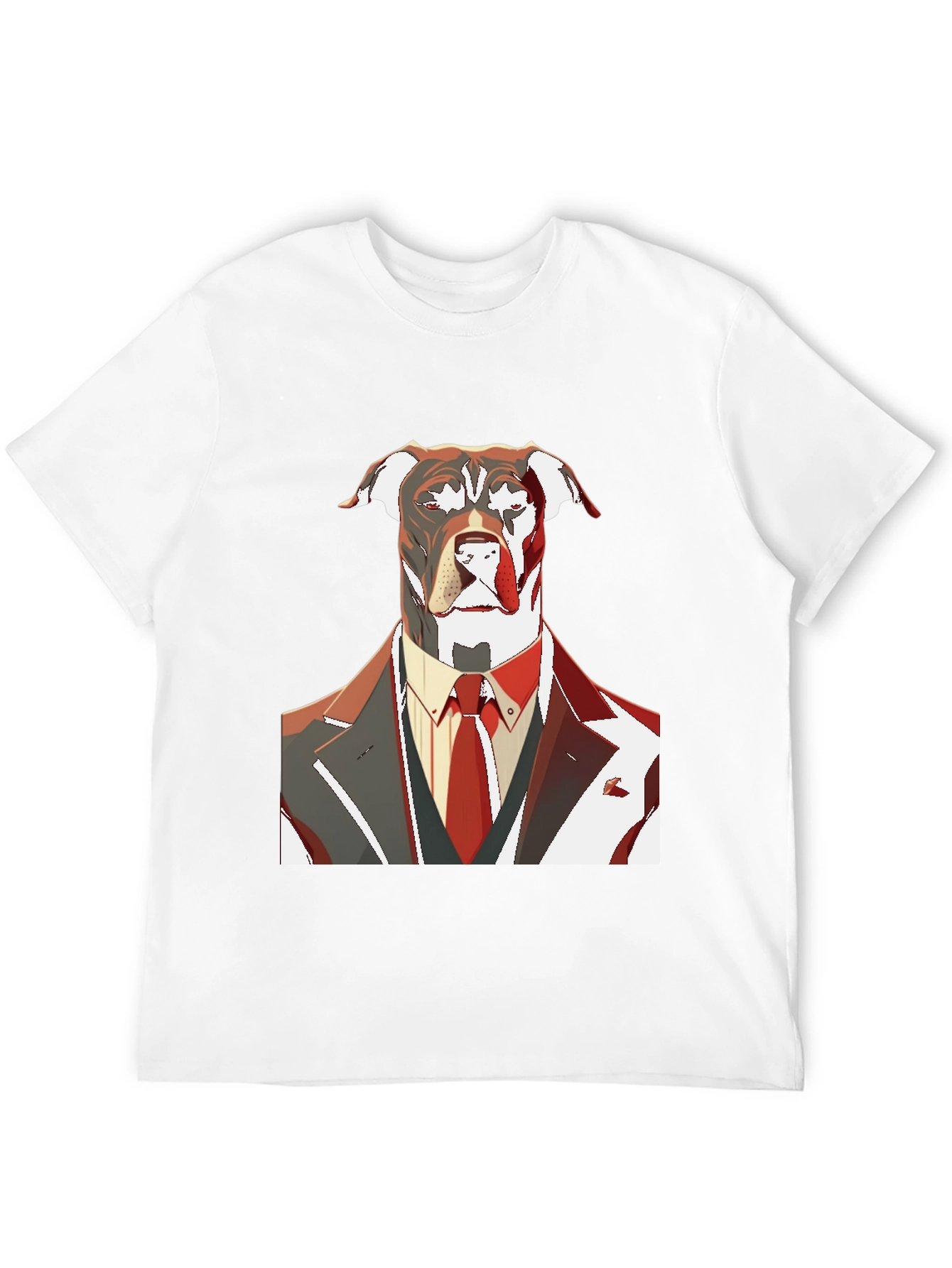 Dog in Suit Graphic Tee