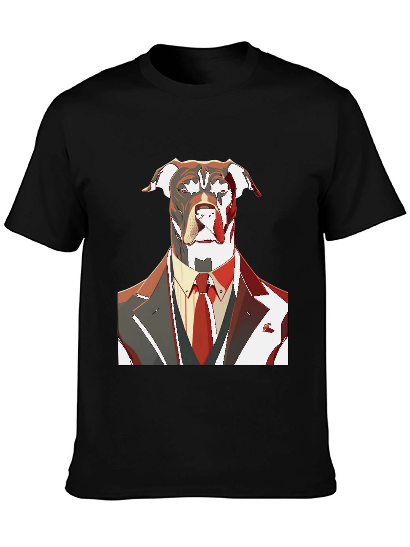 Dog in Suit Graphic Tee