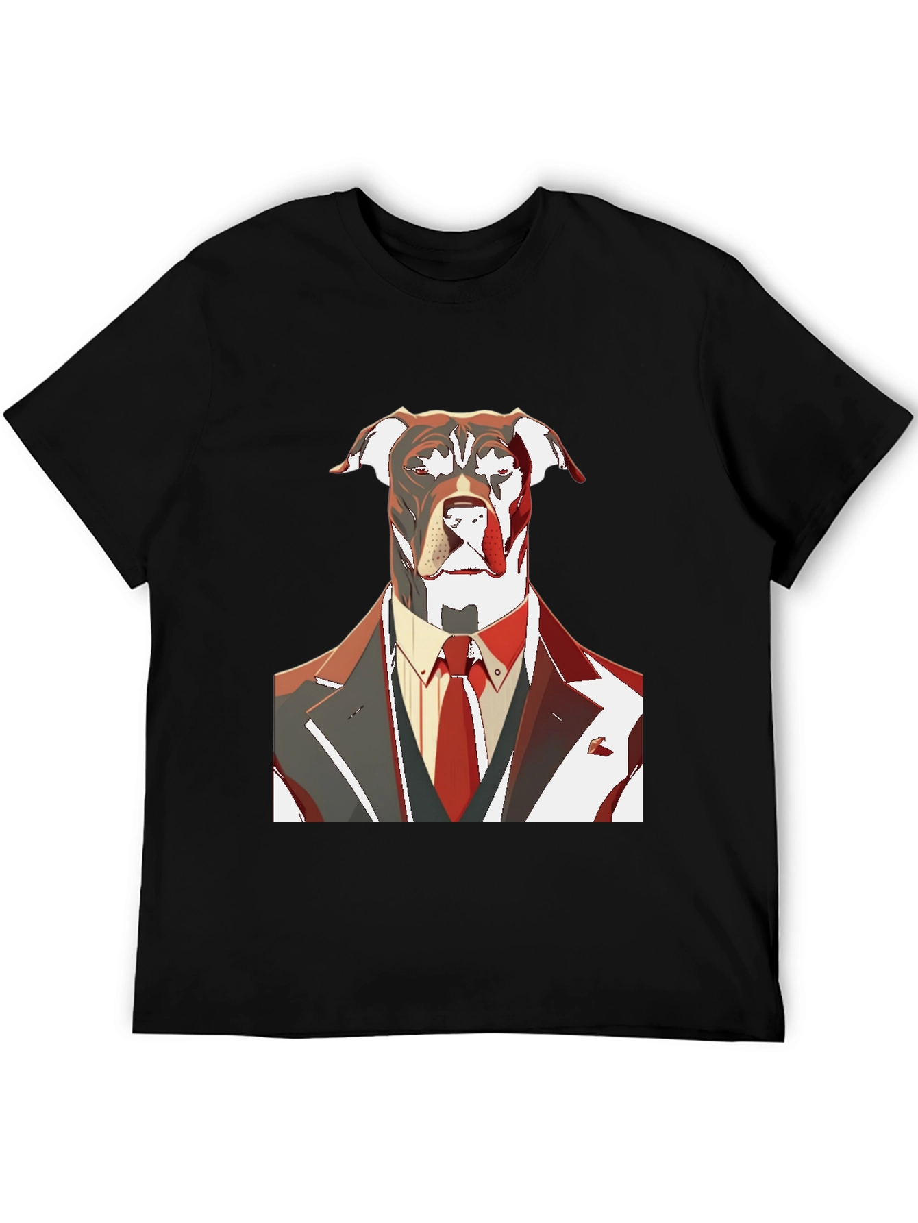 Dog in Suit Graphic Tee