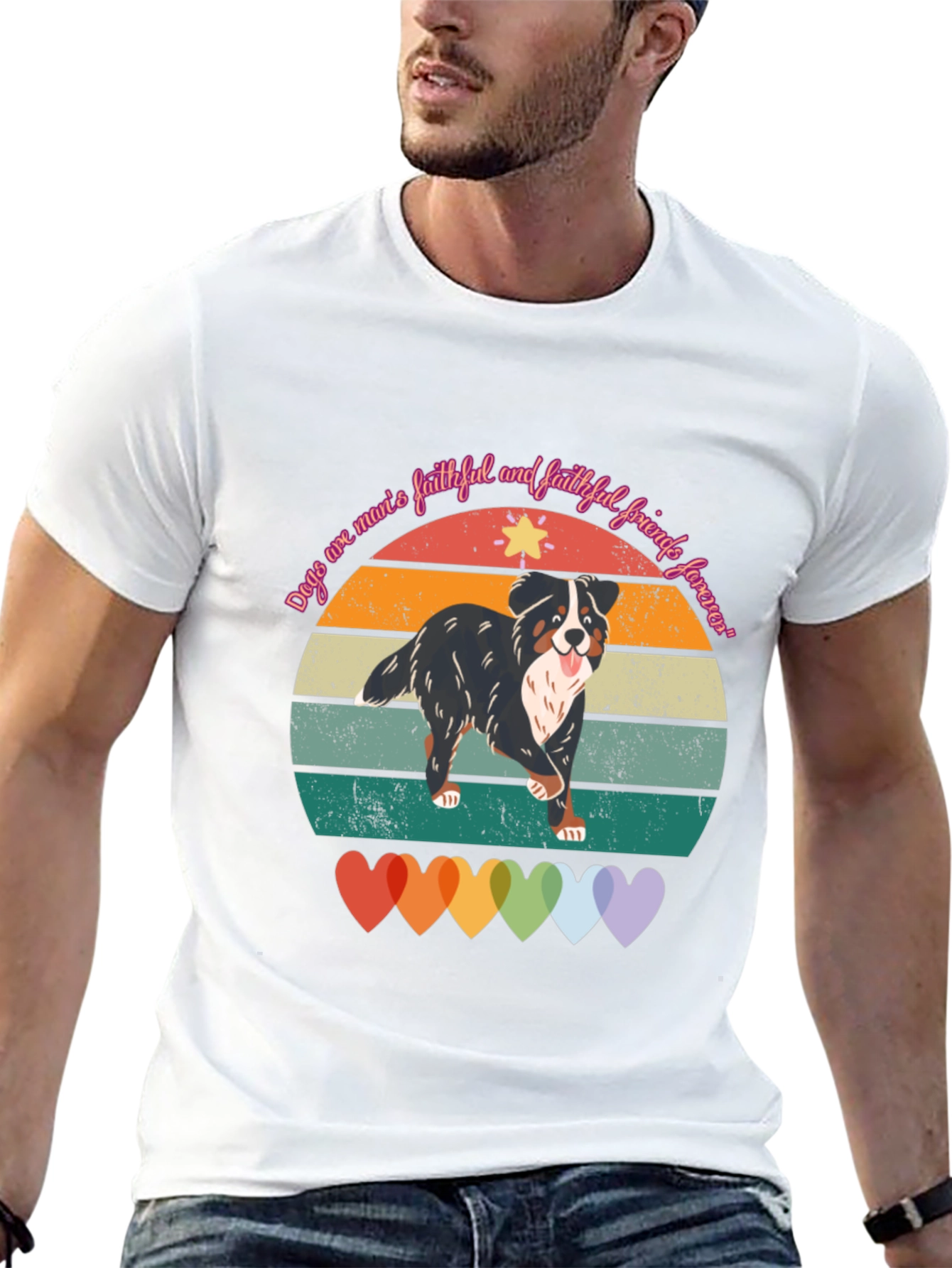 Faithful Dog T-Shirt: Mans Best Friend Forever