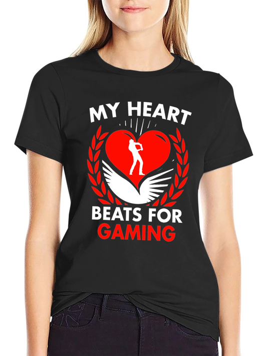 Gamer Heartbeat T-Shirt - Gaming Passion