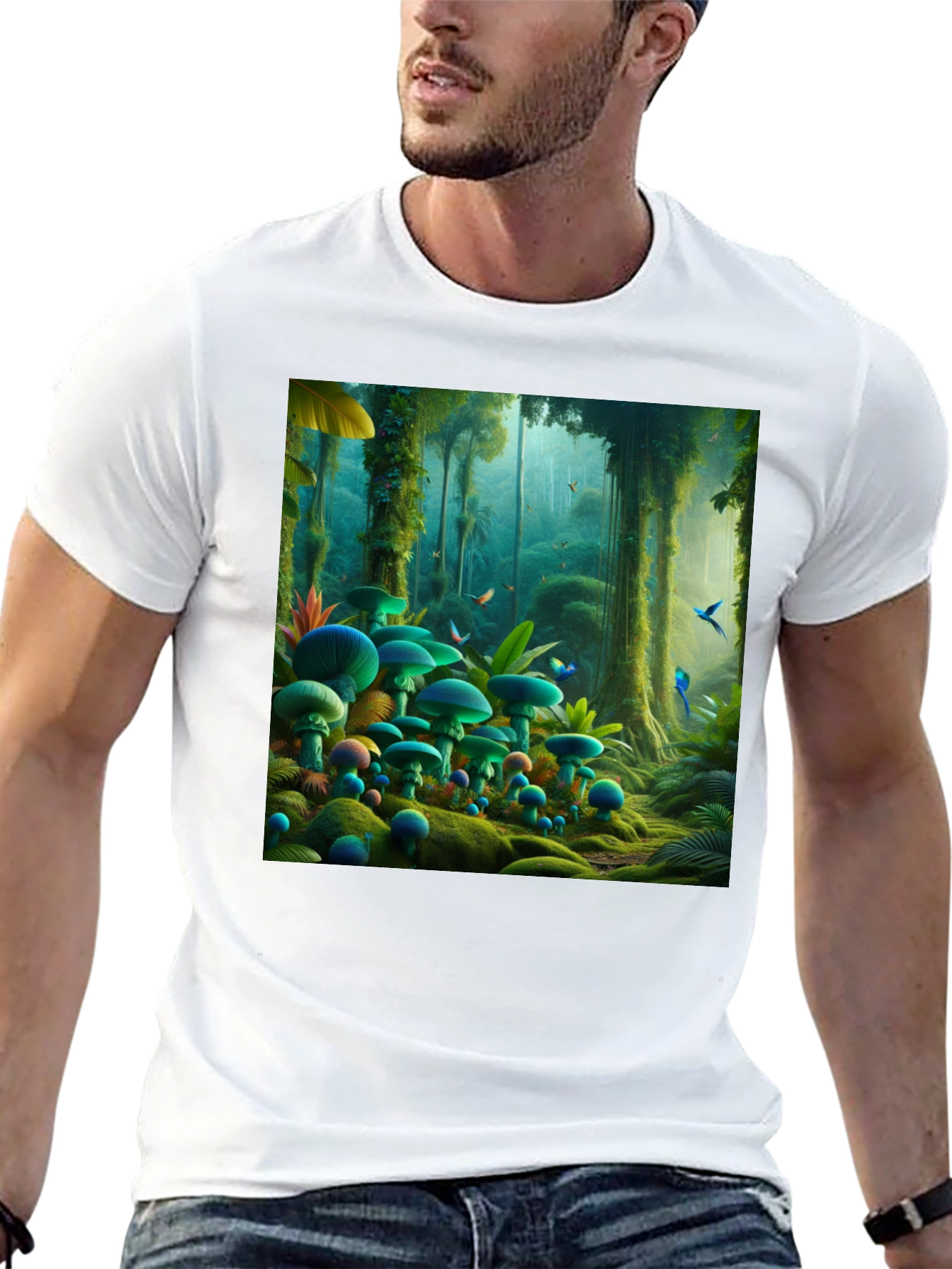 Mushroom Forest Graphic Tee