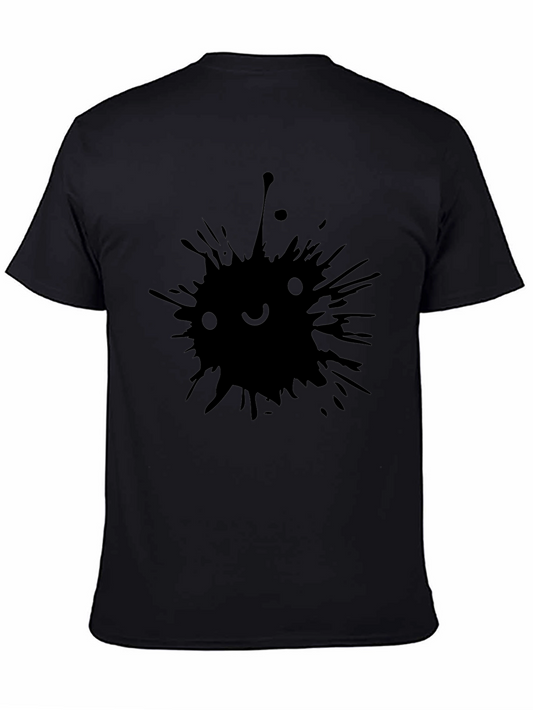 Abstract Ink Splatter Graphic Tee