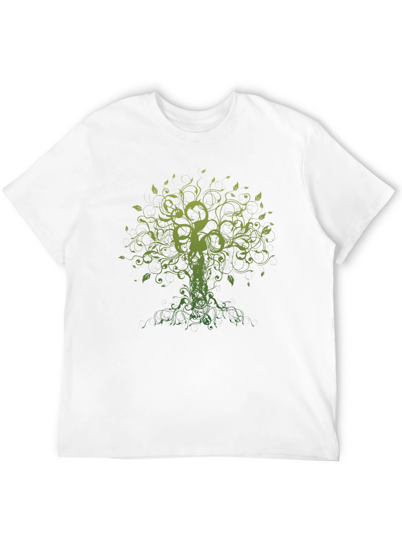 Unique Tree of Life Graphic Tee - Black