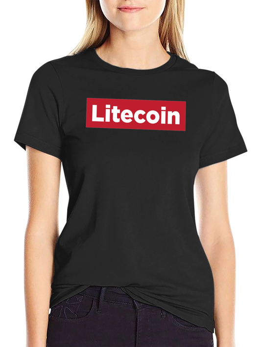 Litecoin Red Box Logo T-Shirt - Crypto Fashion