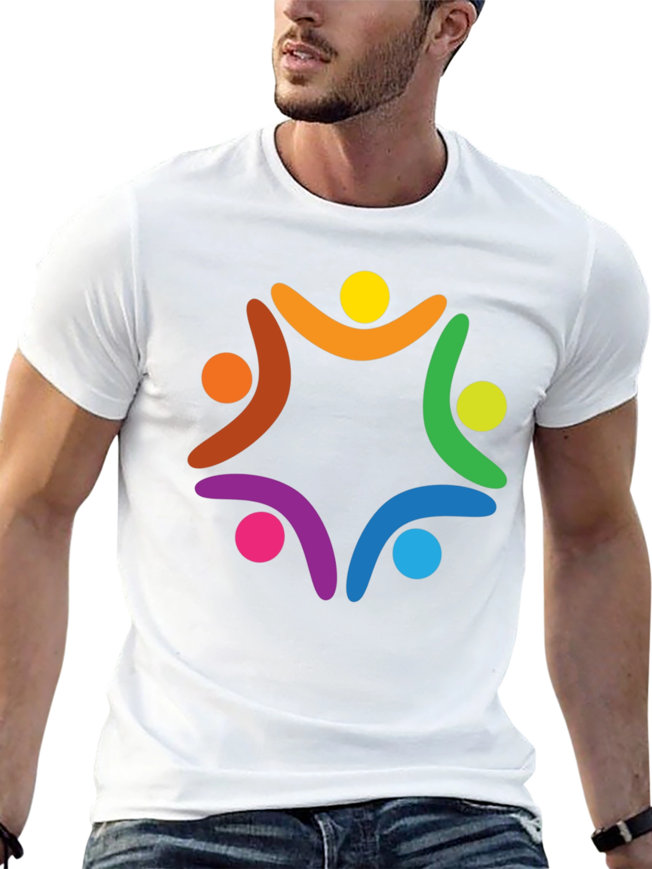 Unity Graphic Tee - Black Cotton Blend