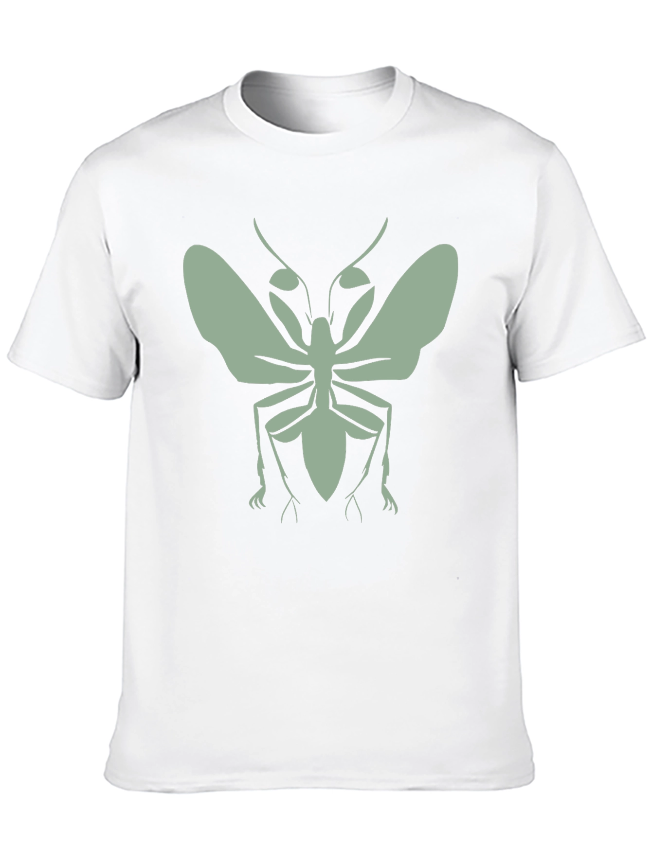 Insect Graphic Tee - Black Cotton T-Shirt