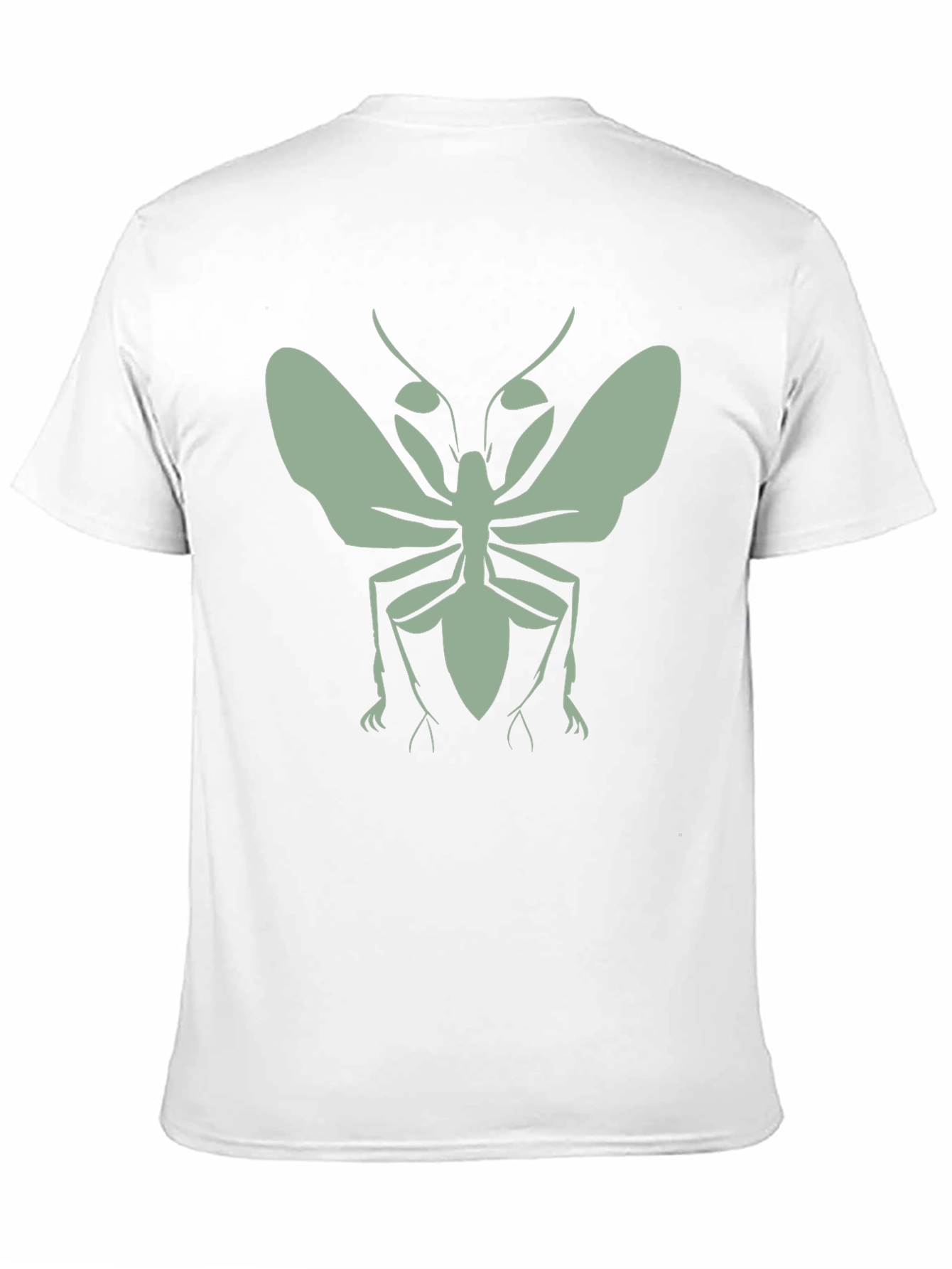 Insect Graphic Tee - Black Cotton T-Shirt
