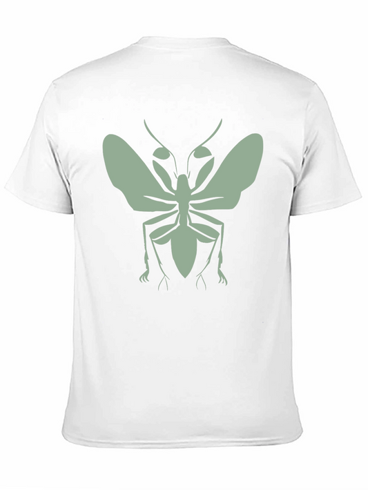 Insect Graphic Tee - Black Cotton T-Shirt