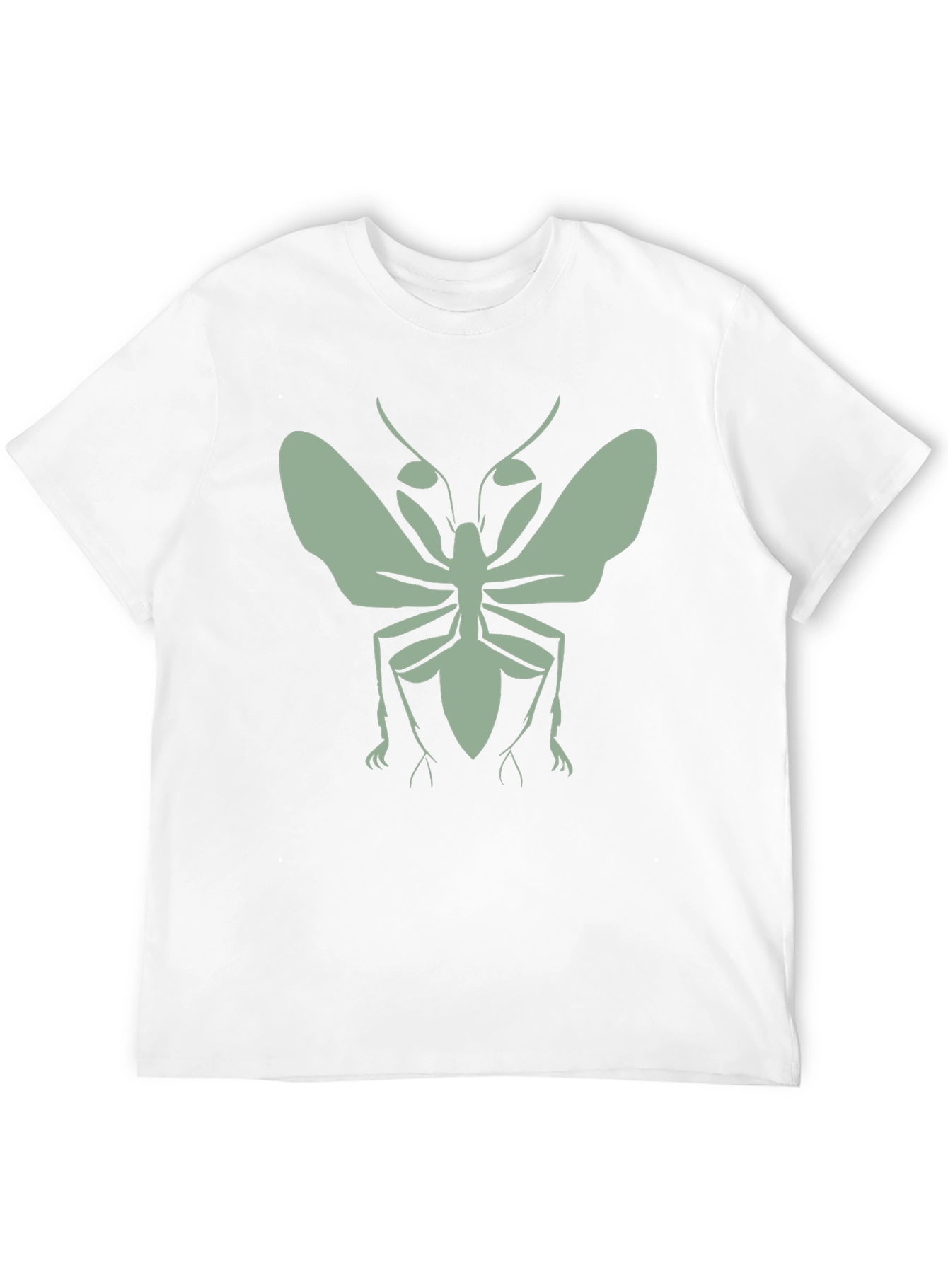 Insect Graphic Tee - Black Cotton T-Shirt
