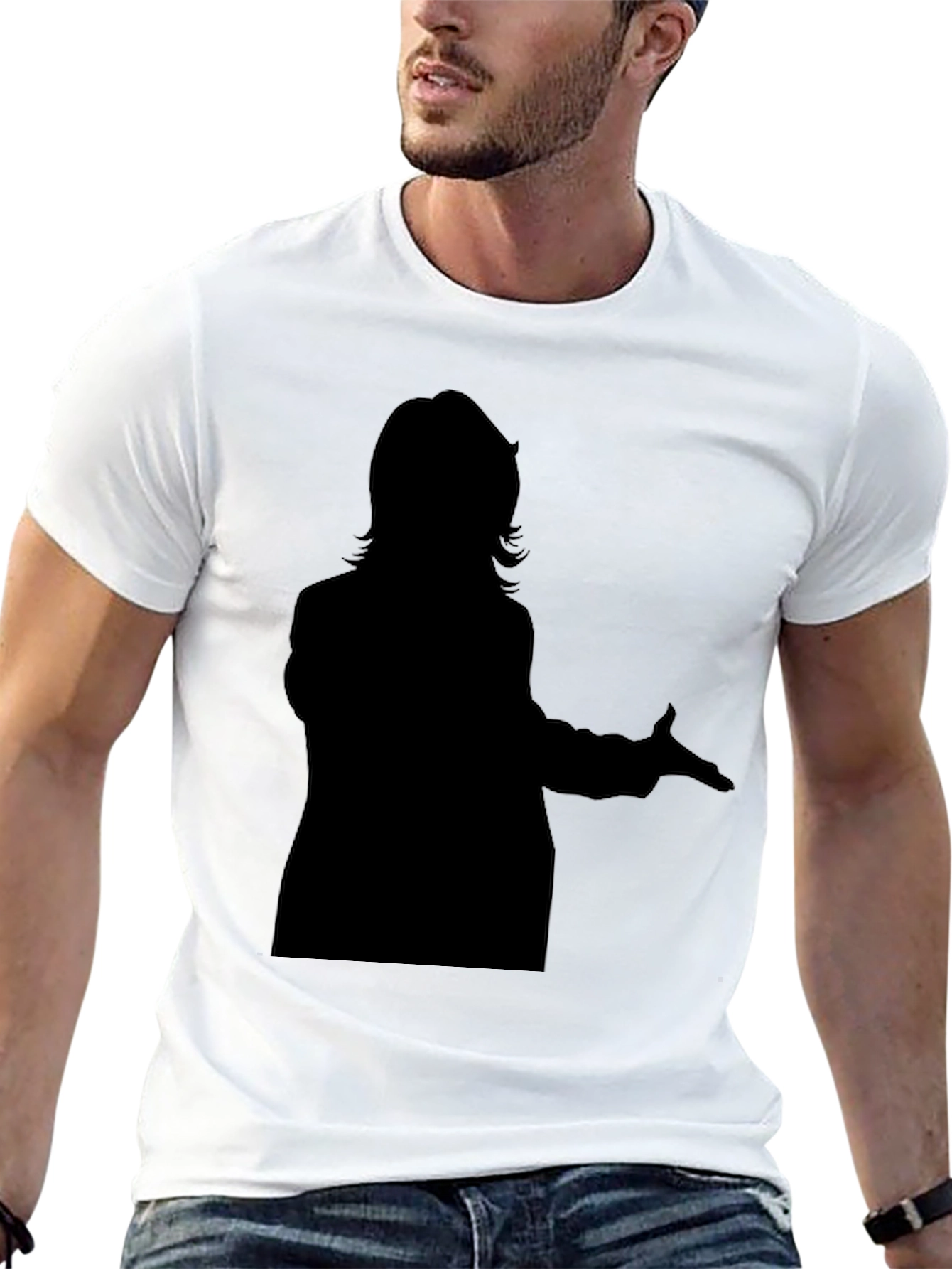 Silhouette Graphic Tee - Classic Black T-Shirt