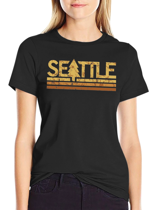 Seattle Tree Retro T-Shirt