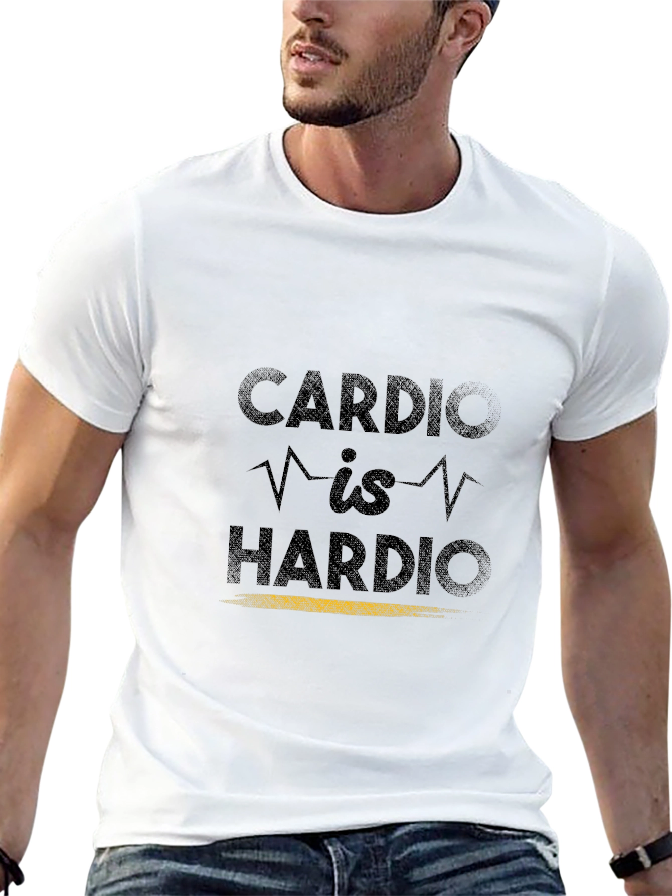 Cardiac is Hardio - Mens Graphic T-Shirt