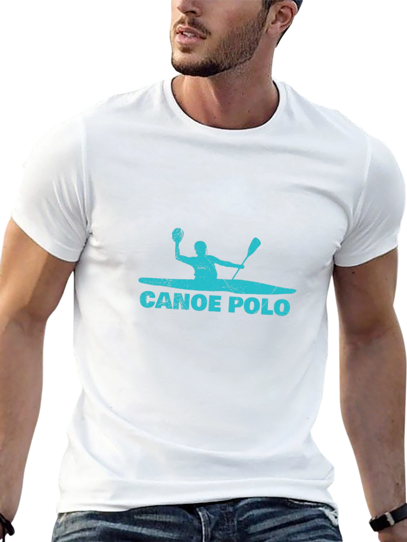 Canoe Polo Black T-Shirt