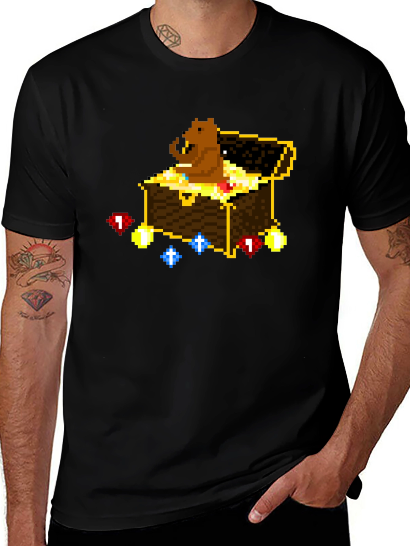 Pixel Art Treasure Chest T-Shirt