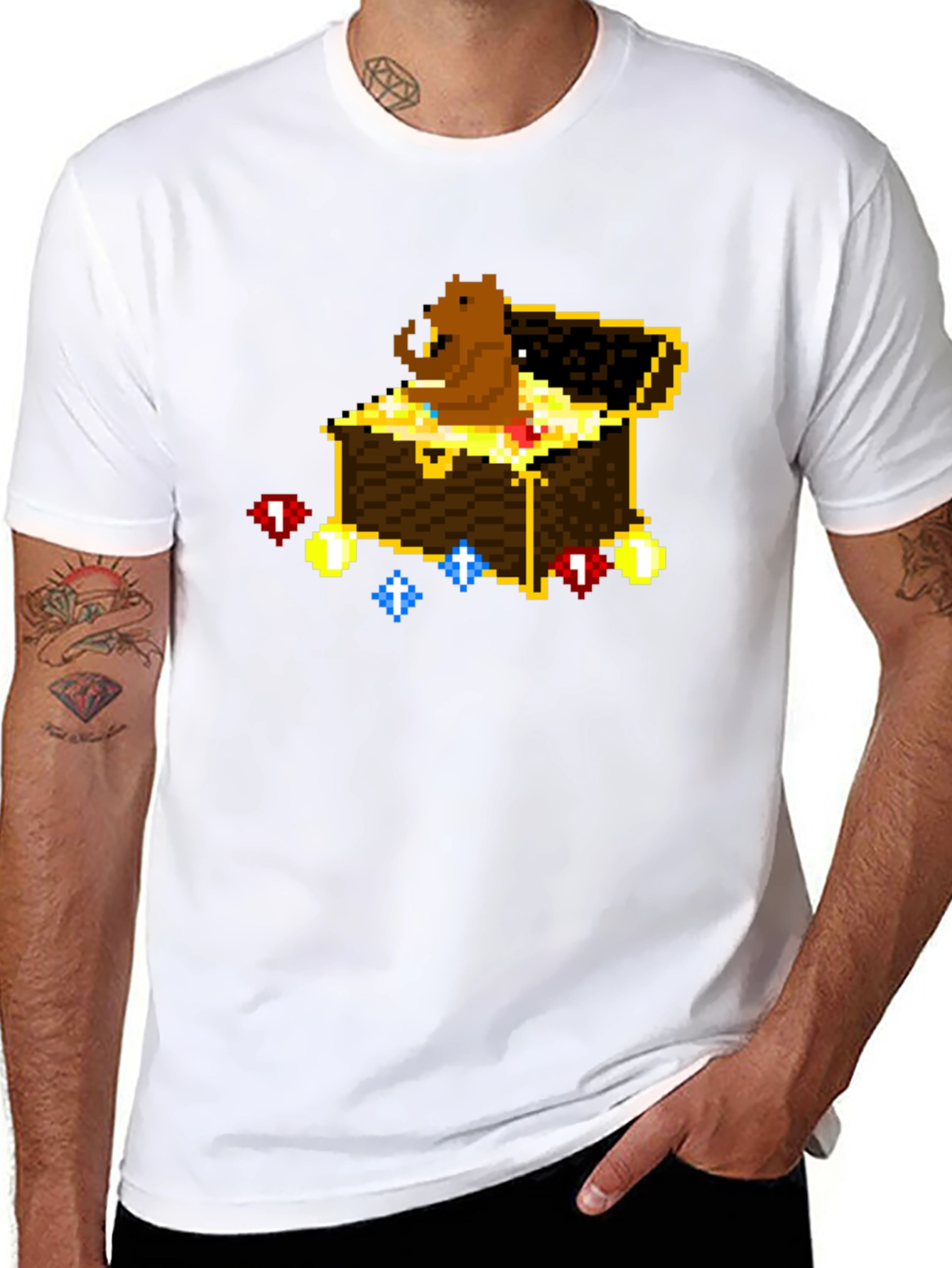 Pixel Art Treasure Chest T-Shirt